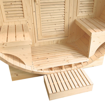 Außensauna für 6 Personen – Holl’s Gaia Luna