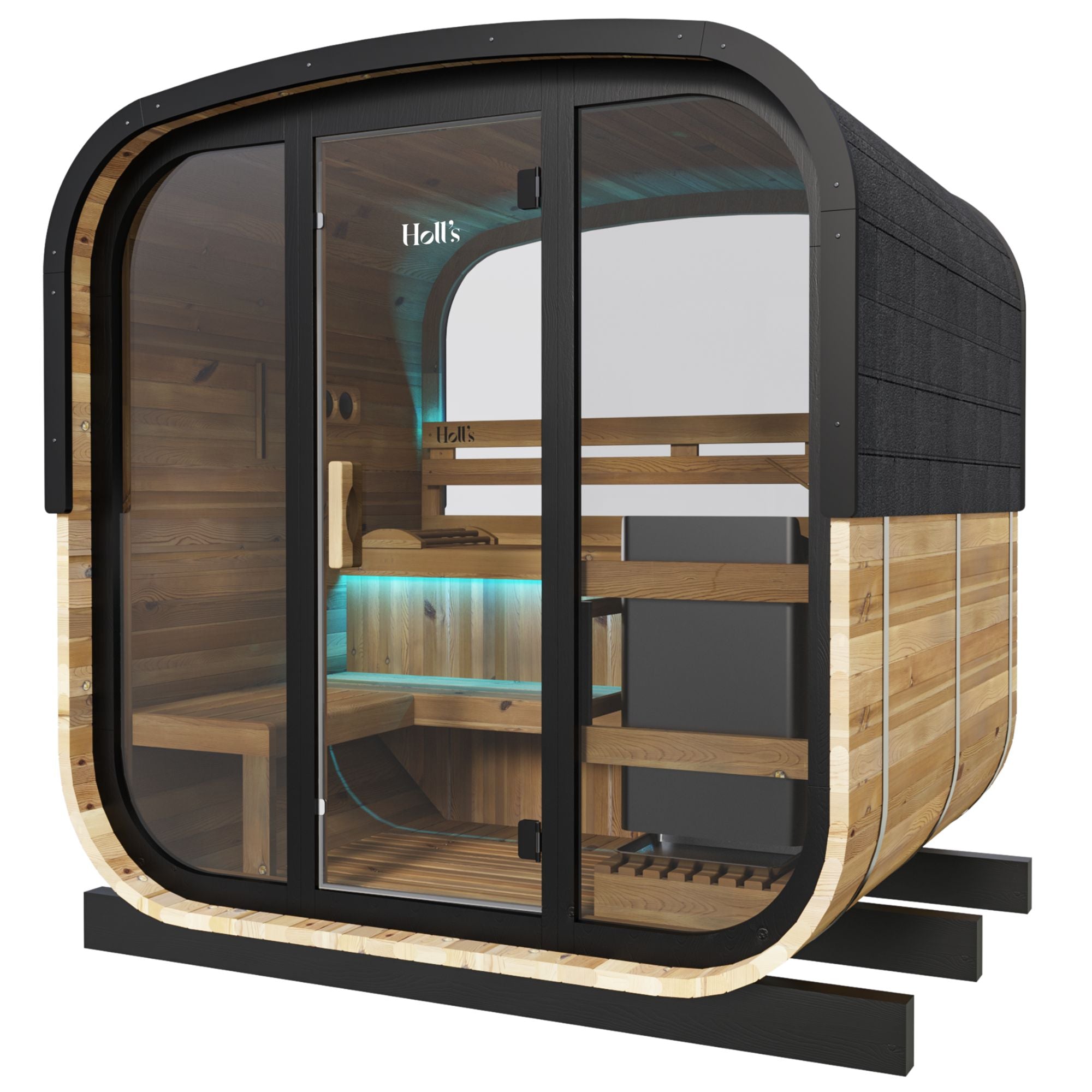 Buitensauna voor 5/6 personen - Holl's Hestia 160