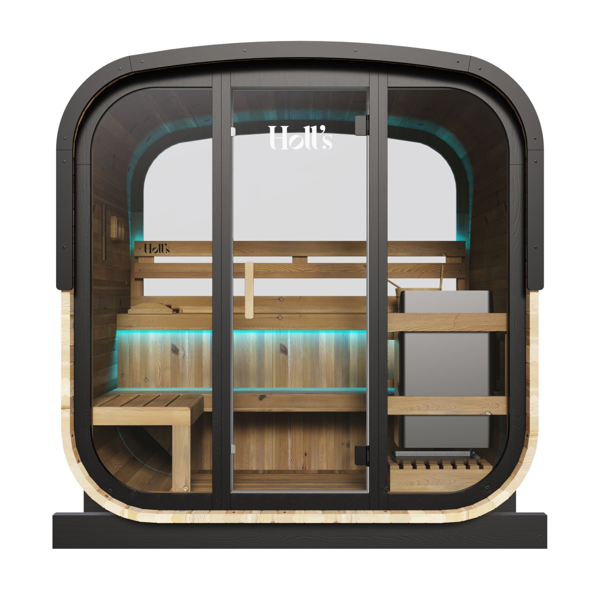 Buitensauna voor 5/6 personen - Holl's Hestia 160