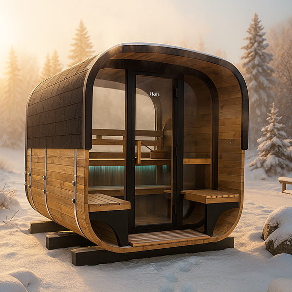 Buitensauna voor 5/6 personen - Holl's Hestia 160