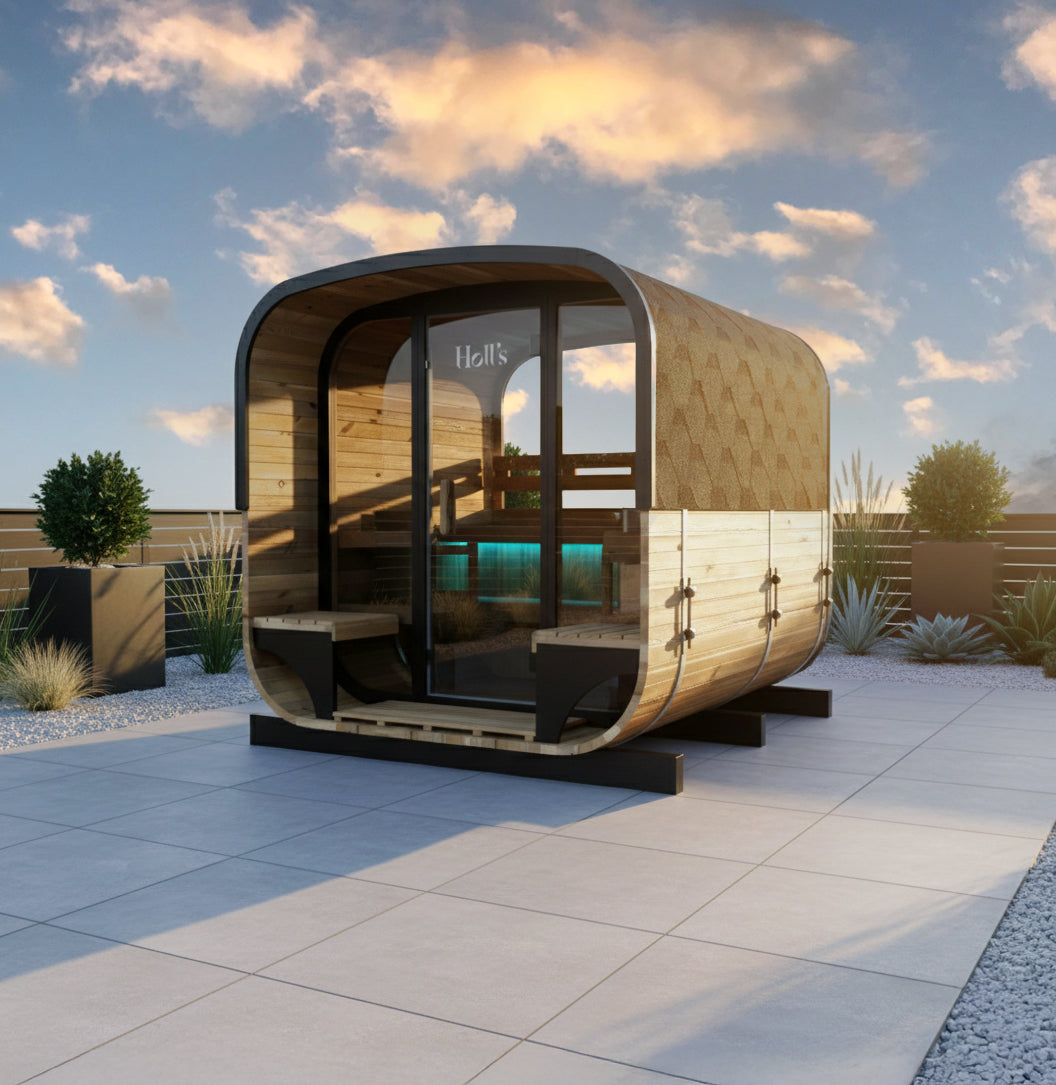 Buitensauna voor 5/6 personen - Holl's Hestia 210 Lounge