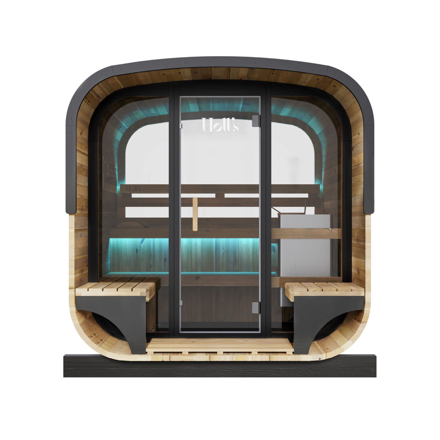 Buitensauna voor 5/6 personen - Holl's Hestia 210 Lounge