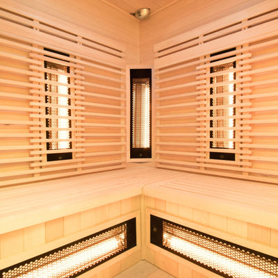 Infrarotsauna für 3/4 Personen - Holl's PureWave 3C Evo