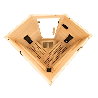 Infrarotsauna für 3/4 Personen - Holl's PureWave 3C Evo