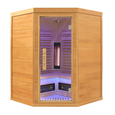 Infrarotsauna für 3/4 Personen - Holl's PureWave 3C Evo