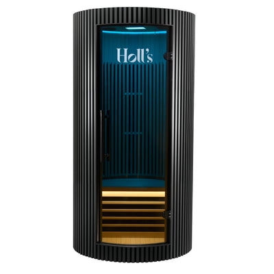 Infraroodsauna voor 1 persoon - Holl's Moon - Zwart