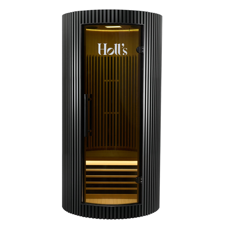 Infraroodsauna voor 1 persoon - Holl's Moon - Zwart
