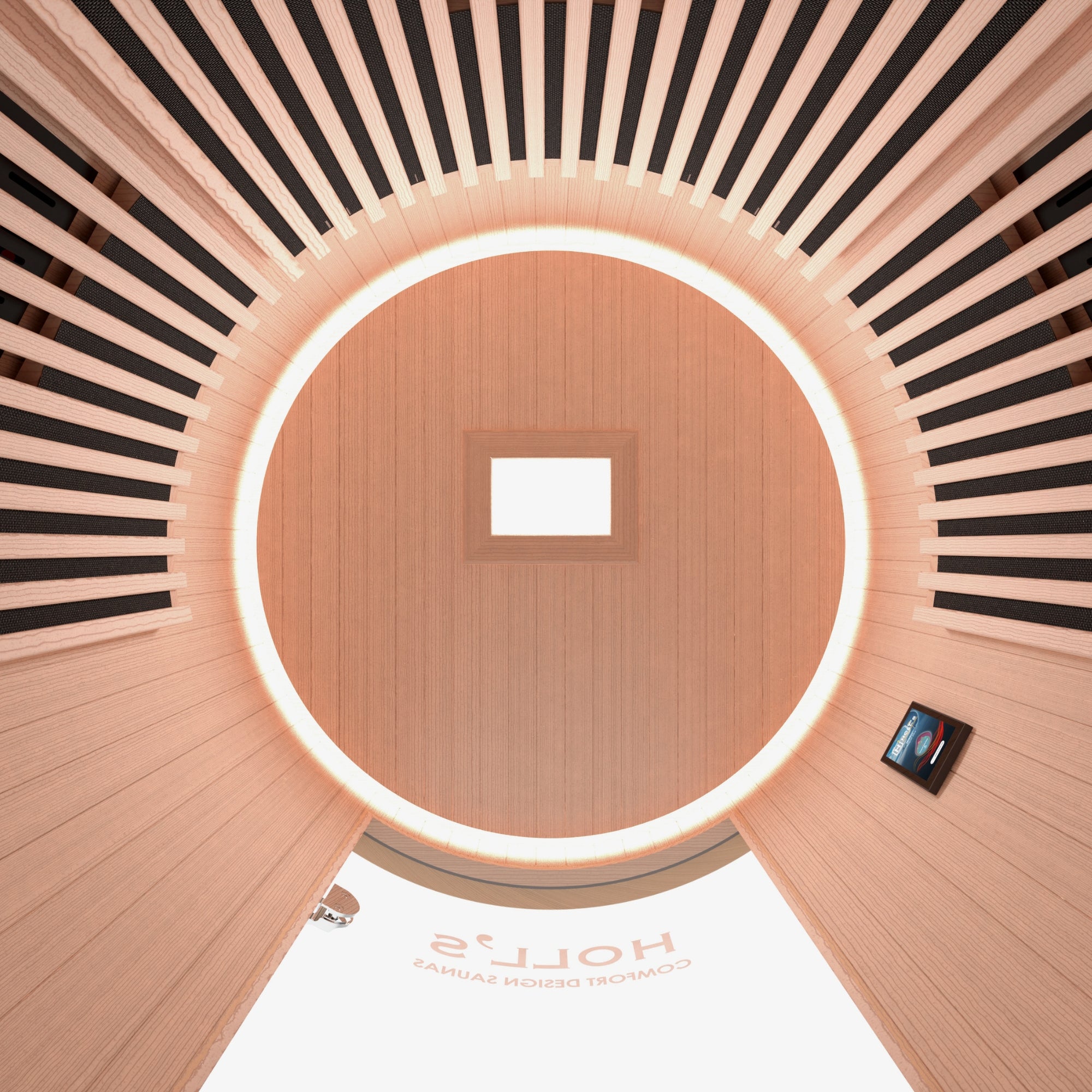 Infraroodsauna voor 1 persoon - Holl's Moon - Zwart