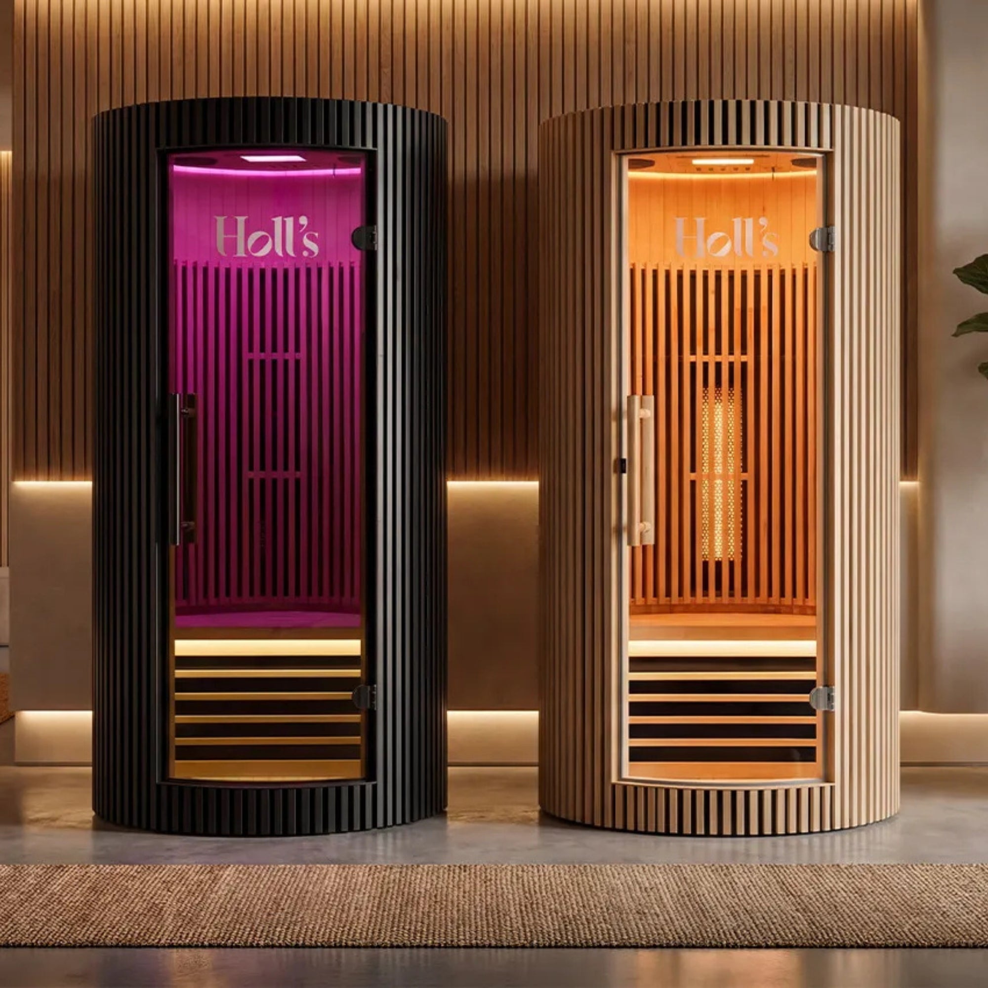 Infraroodsauna voor 1 persoon - Holl's Moon - Natuurlijk hout