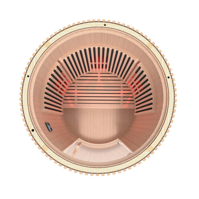 Infraroodsauna voor 1 persoon - Holl's Moon - Zwart