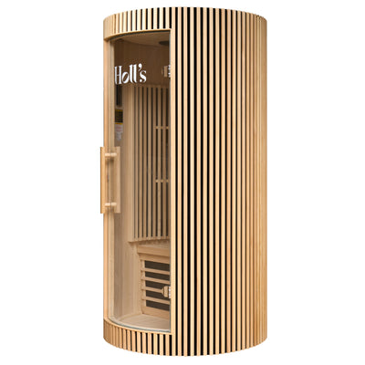 Infraroodsauna voor 1 persoon - Holl's Moon - Zwart