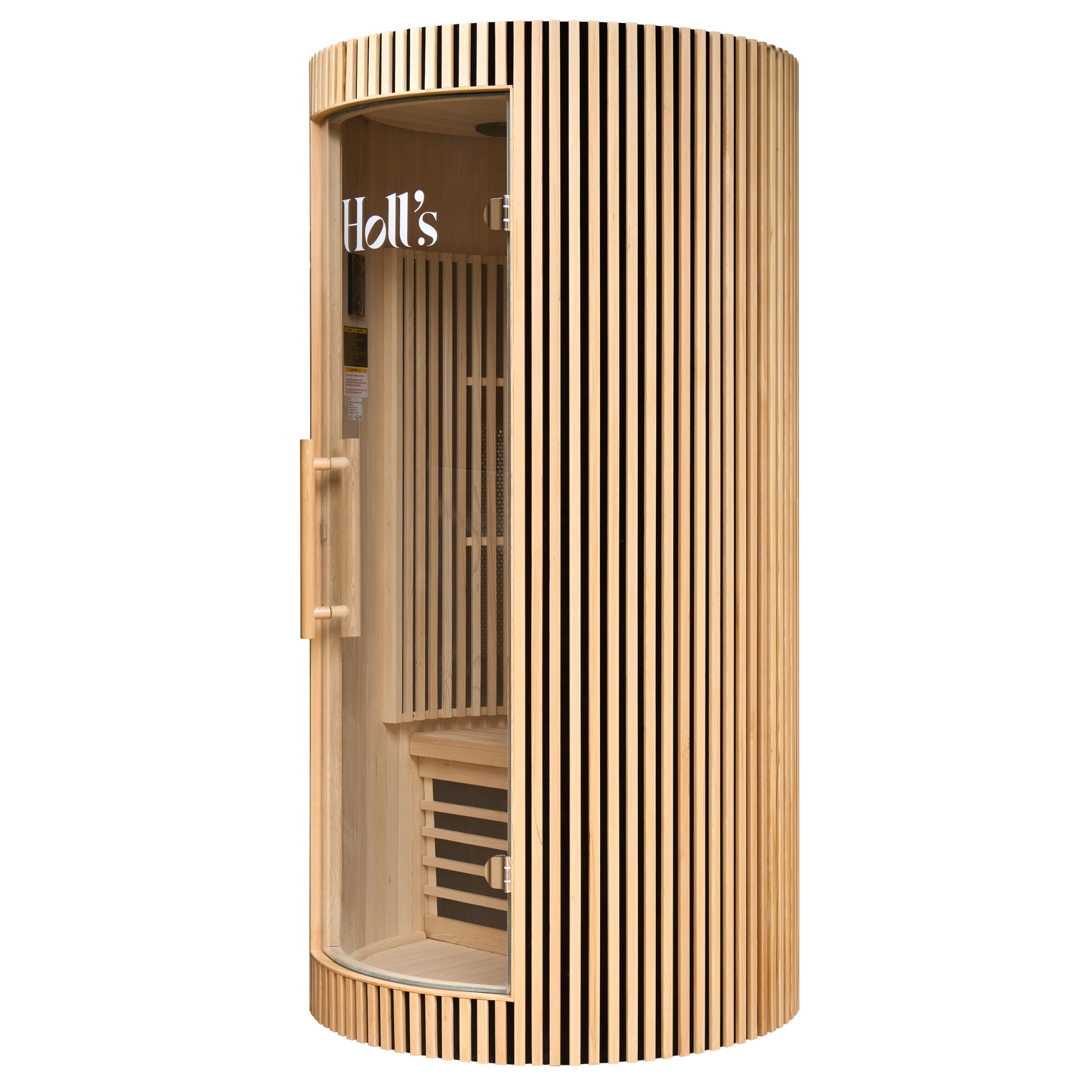 Infraroodsauna voor 1 persoon - Holl's Moon - Natuurlijk hout