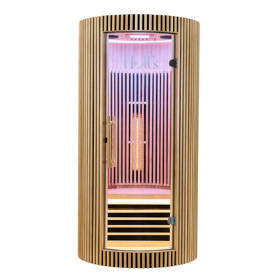 Infraroodsauna voor 1 persoon - Holl's Moon - Natuurlijk hout