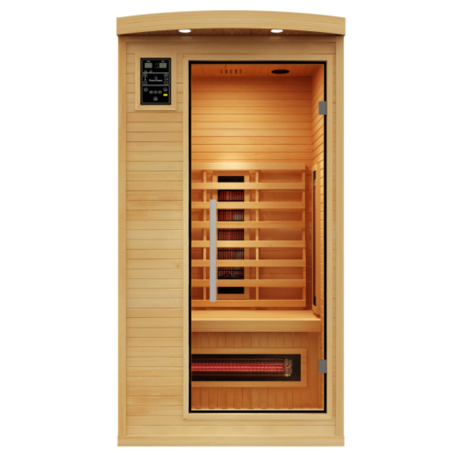 Infrarotsauna für 2 Personen - Frankreich Sauna Apollon Quartz 2-Sitzer 
