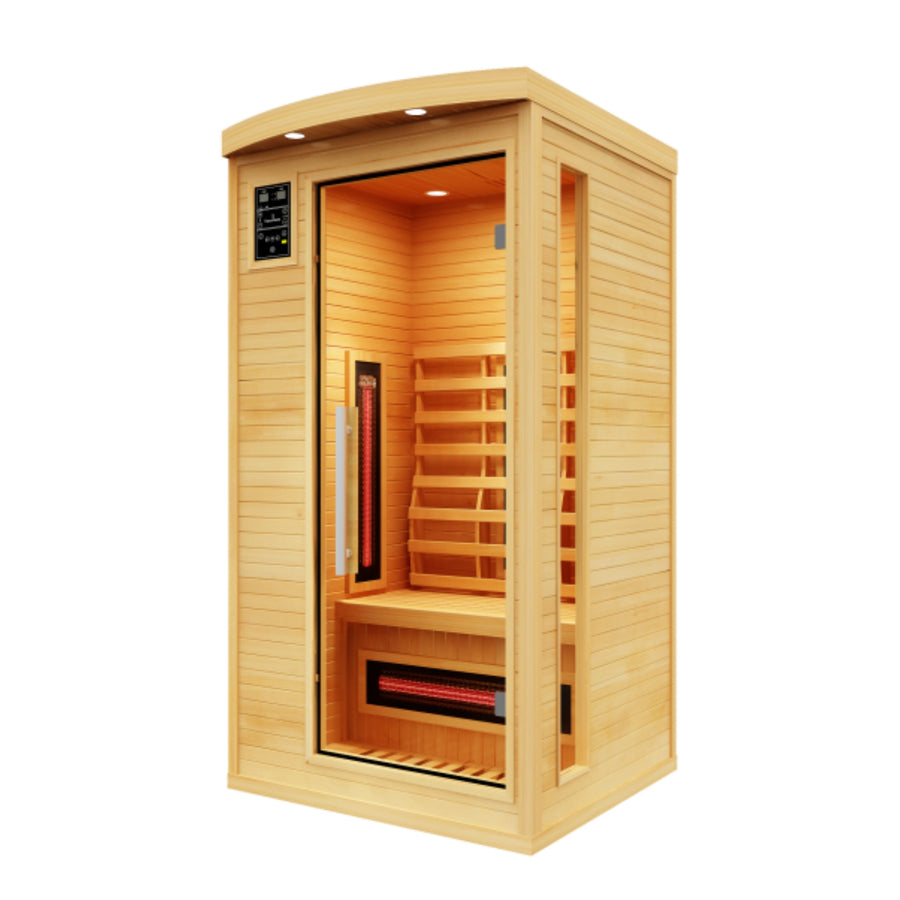 Infrarotsauna für 2 Personen - Frankreich Sauna Apollon Quartz 2-Sitzer 