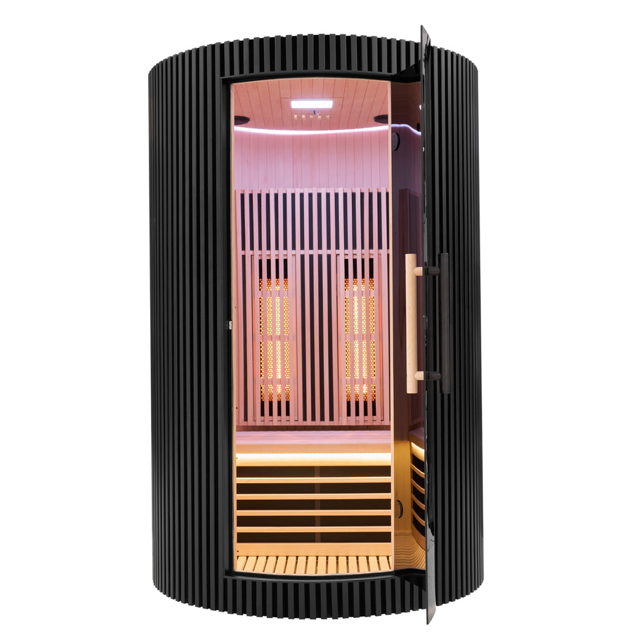 Infraroodsauna voor 2 personen - Holl's Moon - Zwart