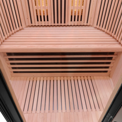 Infraroodsauna voor 2 personen - Holl's Moon - Zwart