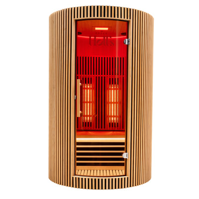 Infraroodsauna voor 2 personen - Holl's Moon - Natuurlijk hout