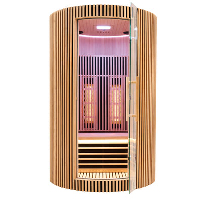 Infraroodsauna voor 2 personen - Holl's Moon - Natuurlijk hout