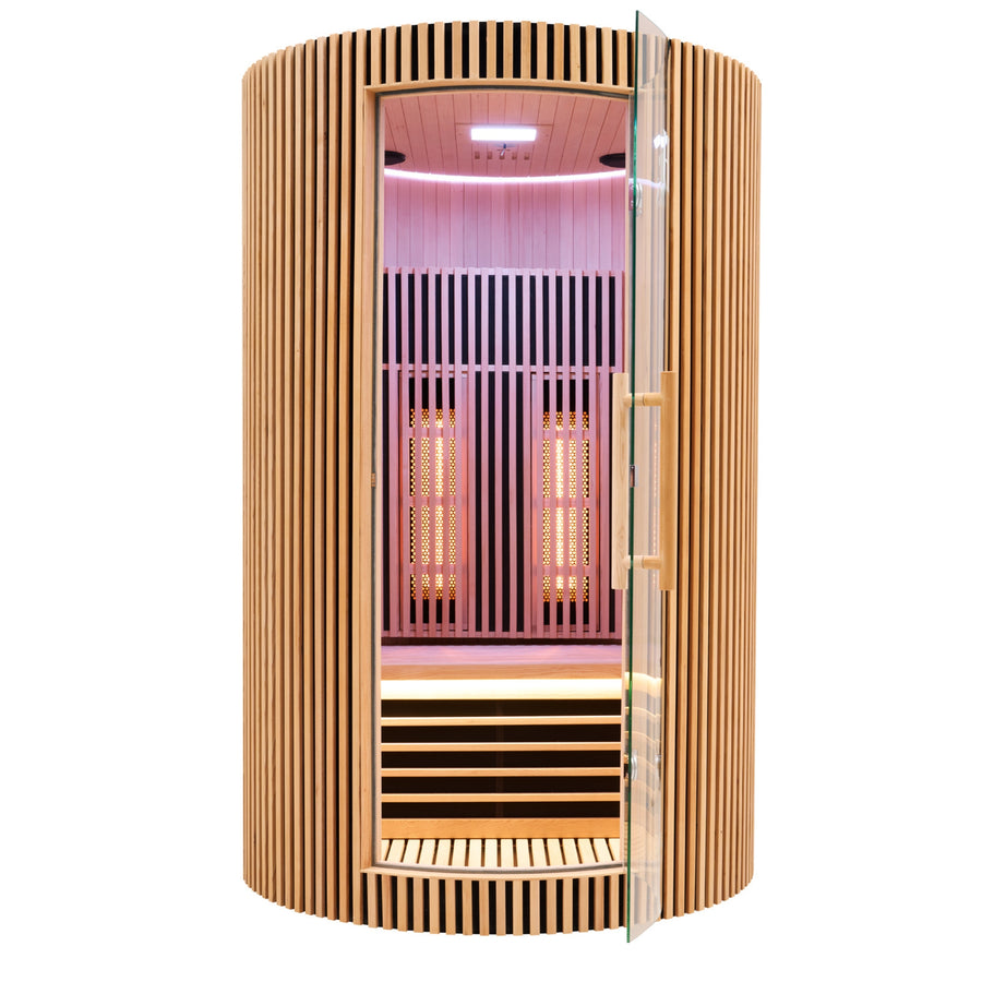Infraroodsauna voor 2 personen - Holl's Moon - Natuurlijk hout