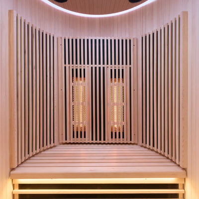 Infraroodsauna voor 2 personen - Holl's Moon - Natuurlijk hout