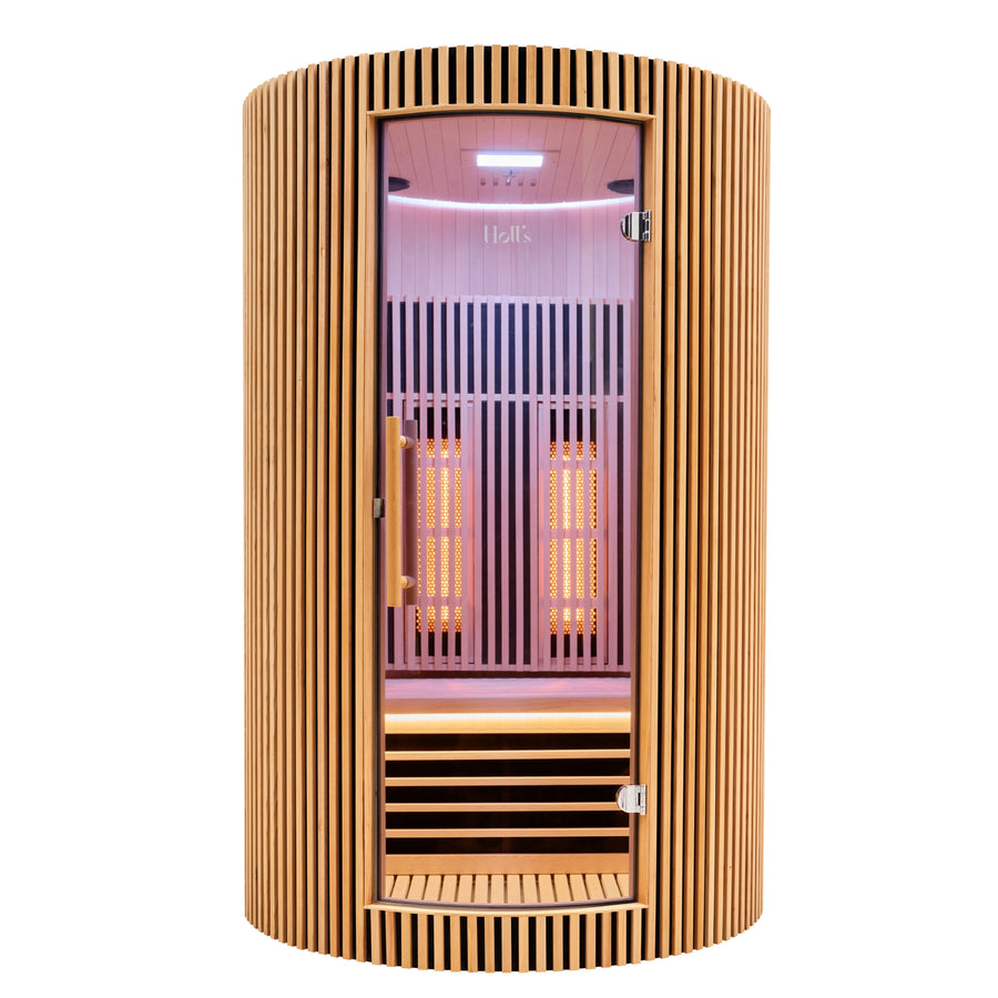 Infraroodsauna voor 2 personen - Holl's Moon - Natuurlijk hout