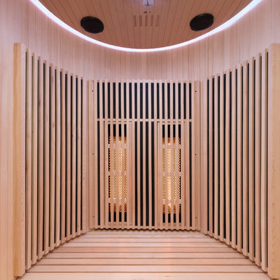 Infraroodsauna voor 2 personen - Holl's Moon - Natuurlijk hout
