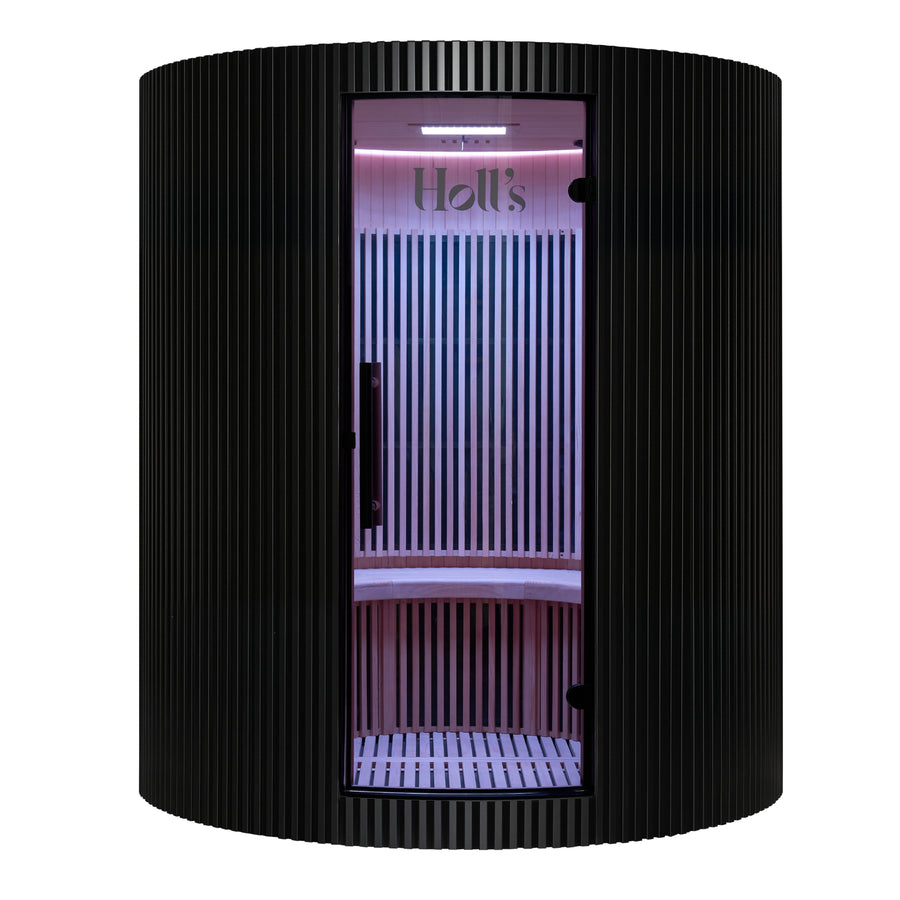 Infraroodsauna voor 4 personen - Holl's Moon - Zwart