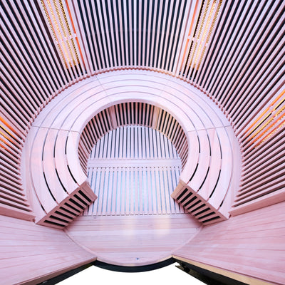 Infraroodsauna voor 4 personen - Holl's Moon - Zwart