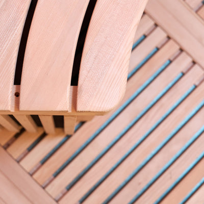 Infraroodsauna voor 4 personen - Holl's Moon - Natuurlijk hout