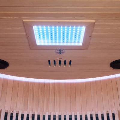 Infraroodsauna voor 4 personen - Holl's Moon - Natuurlijk hout