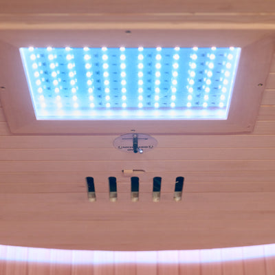Infraroodsauna voor 4 personen - Holl's Moon - Natuurlijk hout