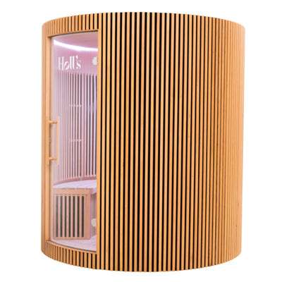 Infraroodsauna voor 4 personen - Holl's Moon - Natuurlijk hout