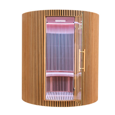 Infraroodsauna voor 4 personen - Holl's Moon - Natuurlijk hout