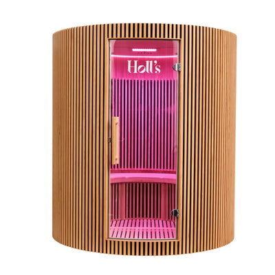 Infraroodsauna voor 4 personen - Holl's Moon - Natuurlijk hout