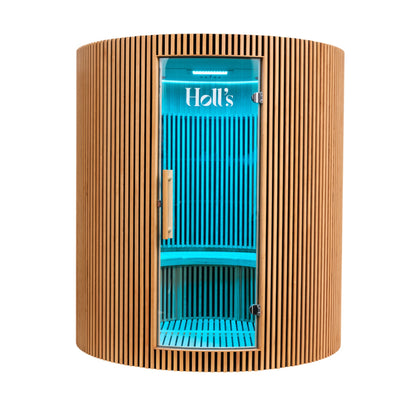 Infraroodsauna voor 4 personen - Holl's Moon - Natuurlijk hout