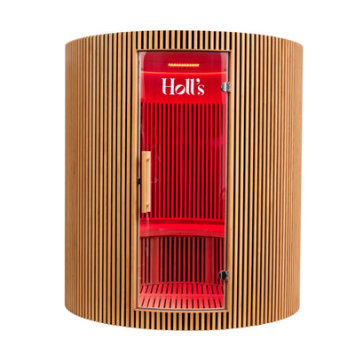 Infraroodsauna voor 4 personen - Holl's Moon - Natuurlijk hout