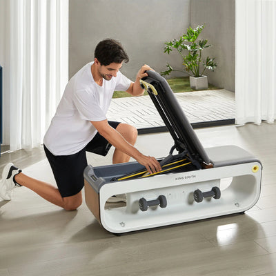 KingSmith WalkingPad multifunctionele trainingsbank met kabels