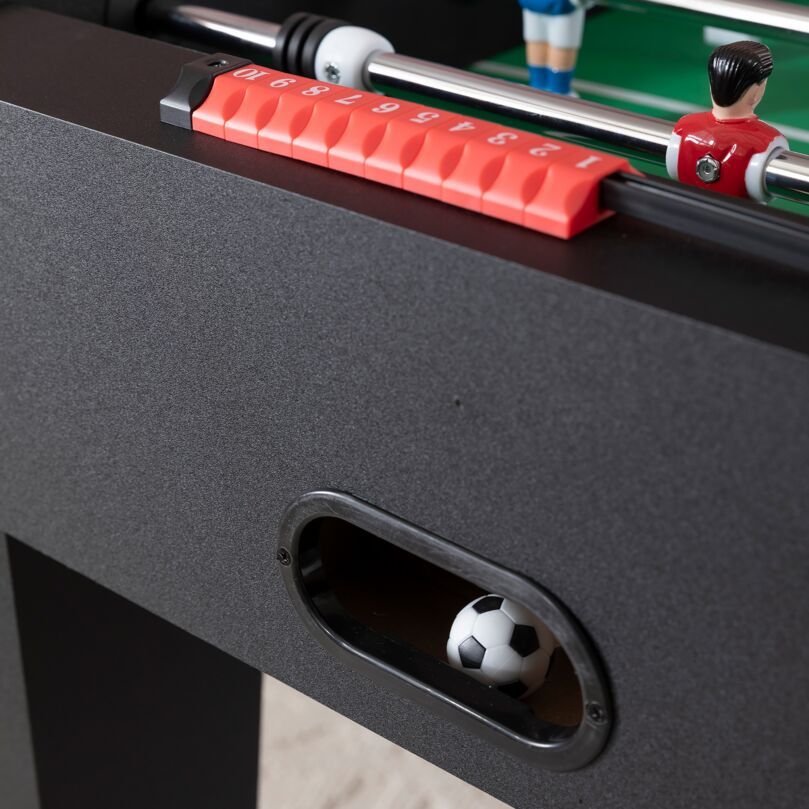 Kleine tafelvoetbaltafel - Bandito Bigfun Zwart - 76 x 62 x 84 cm