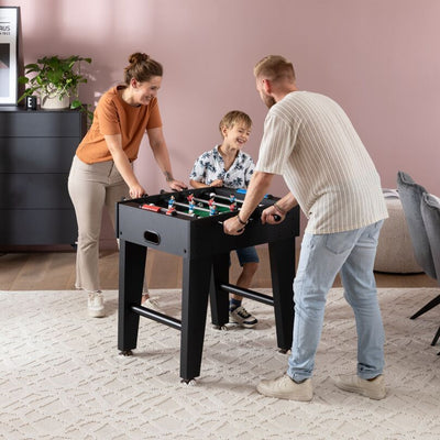 Kleine tafelvoetbaltafel - Bandito Bigfun Zwart - 76 x 62 x 84 cm