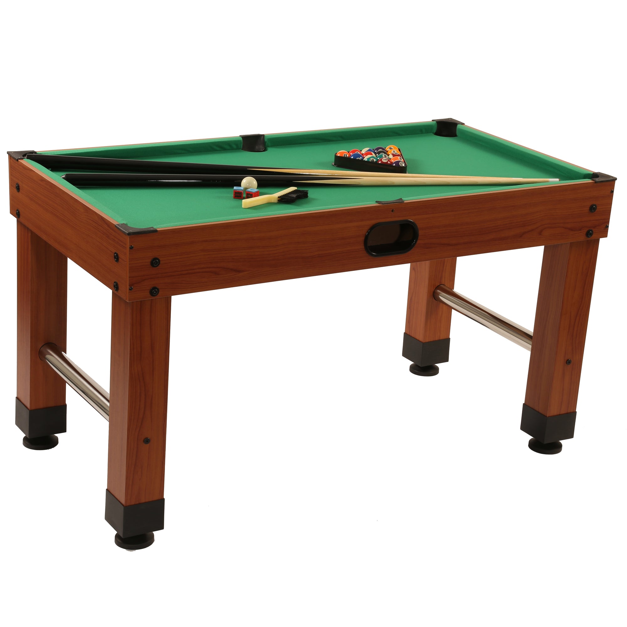 Multifunctionele speeltafel Heavy - Bandito 9in1 - 140 x 80 x 90 cm - Tafelvoetbal / tafeltennis / pool / airhockey / en meer