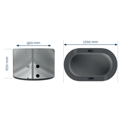 Netspa Ice 300 Järvi Eisbad mit Kühler