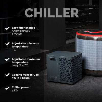 Netspa UFC Eisbad mit 5 kW Kühler (3-40°C)