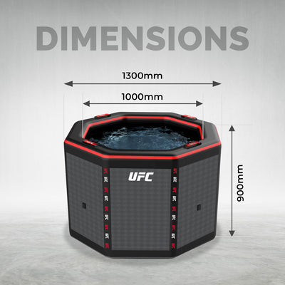 Netspa UFC Octagon ijsbad met 3 kW Poolex Spawer O'Spa chiller (3-40°C)