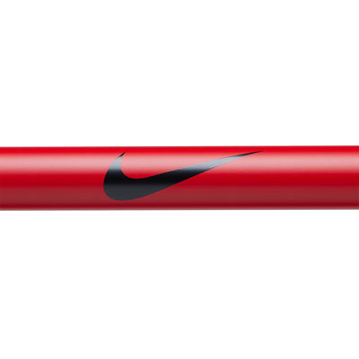 Nike Strength Coated Premium Langhantel 20 kg - Rot / Roter Swoosh - Cerakote-Beschichtung