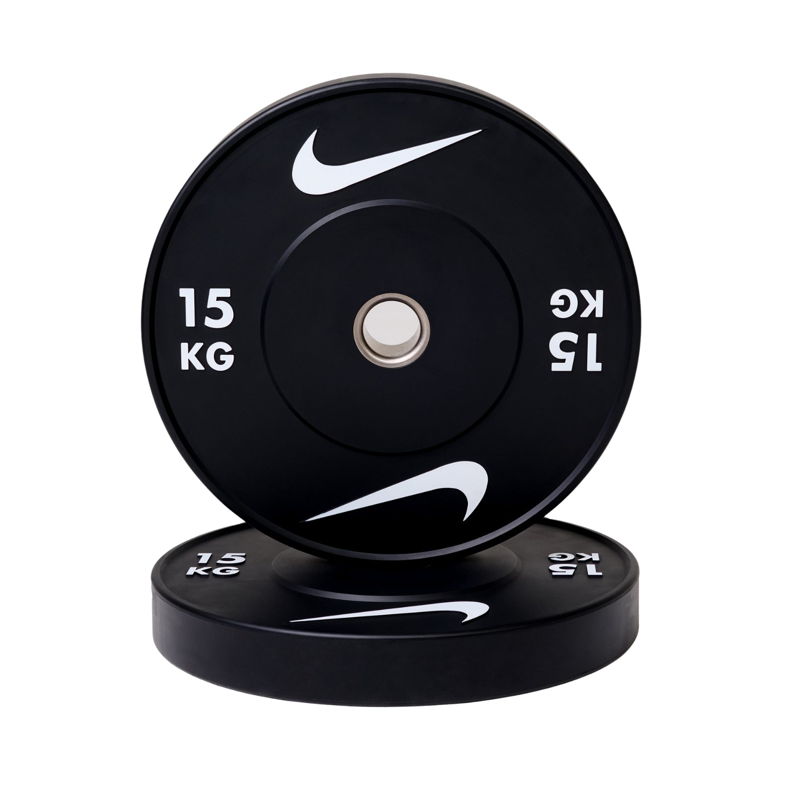 Nike Strength Gummi-Stoßfängerplatten-Set – Schwarz