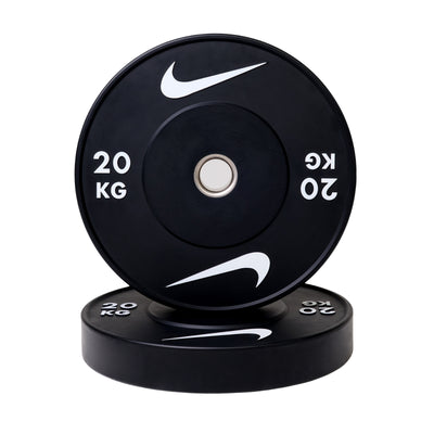 Nike Strength Gummi-Stoßfängerplatten-Set – Schwarz
