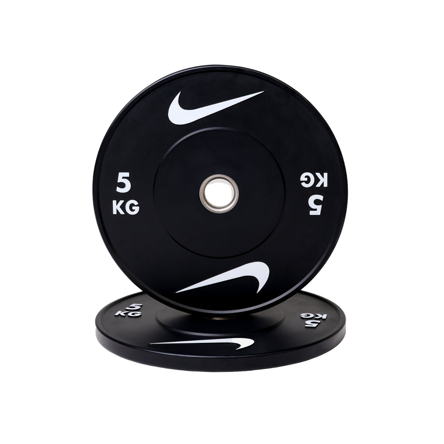 Nike Strength Gummi-Stoßfängerplatten-Set – Schwarz