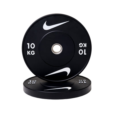Nike Strength Gummi-Stoßfängerplatten-Set – Schwarz