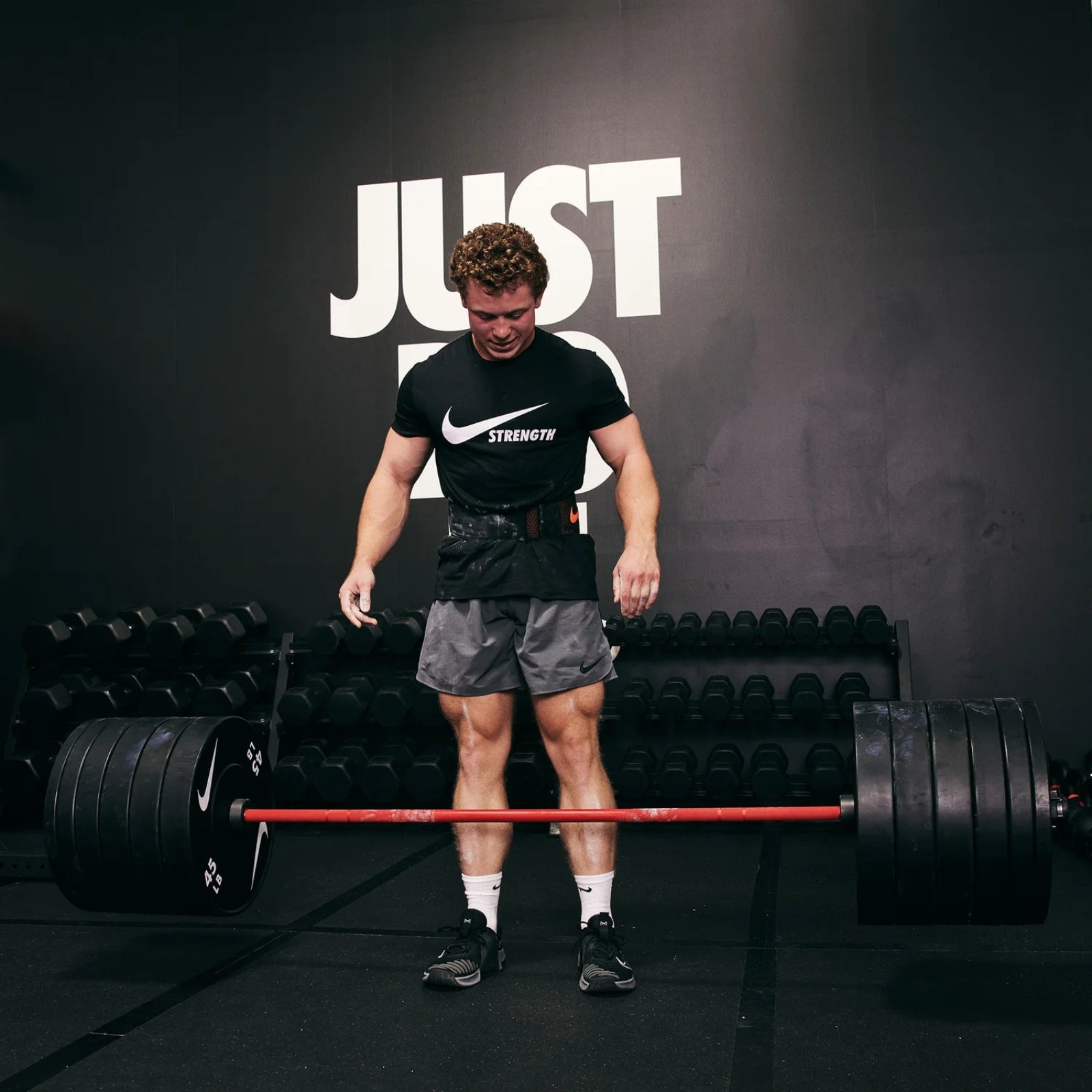 Nike Strength Gummi-Stoßfängerplatten-Set – Schwarz